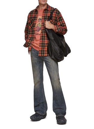 Figure View - Click To Enlarge - DOUBLET - Checkered Pocket Shirt