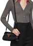 Front View - Click To Enlarge - PRADA - Mini Leather Shoulder Bag