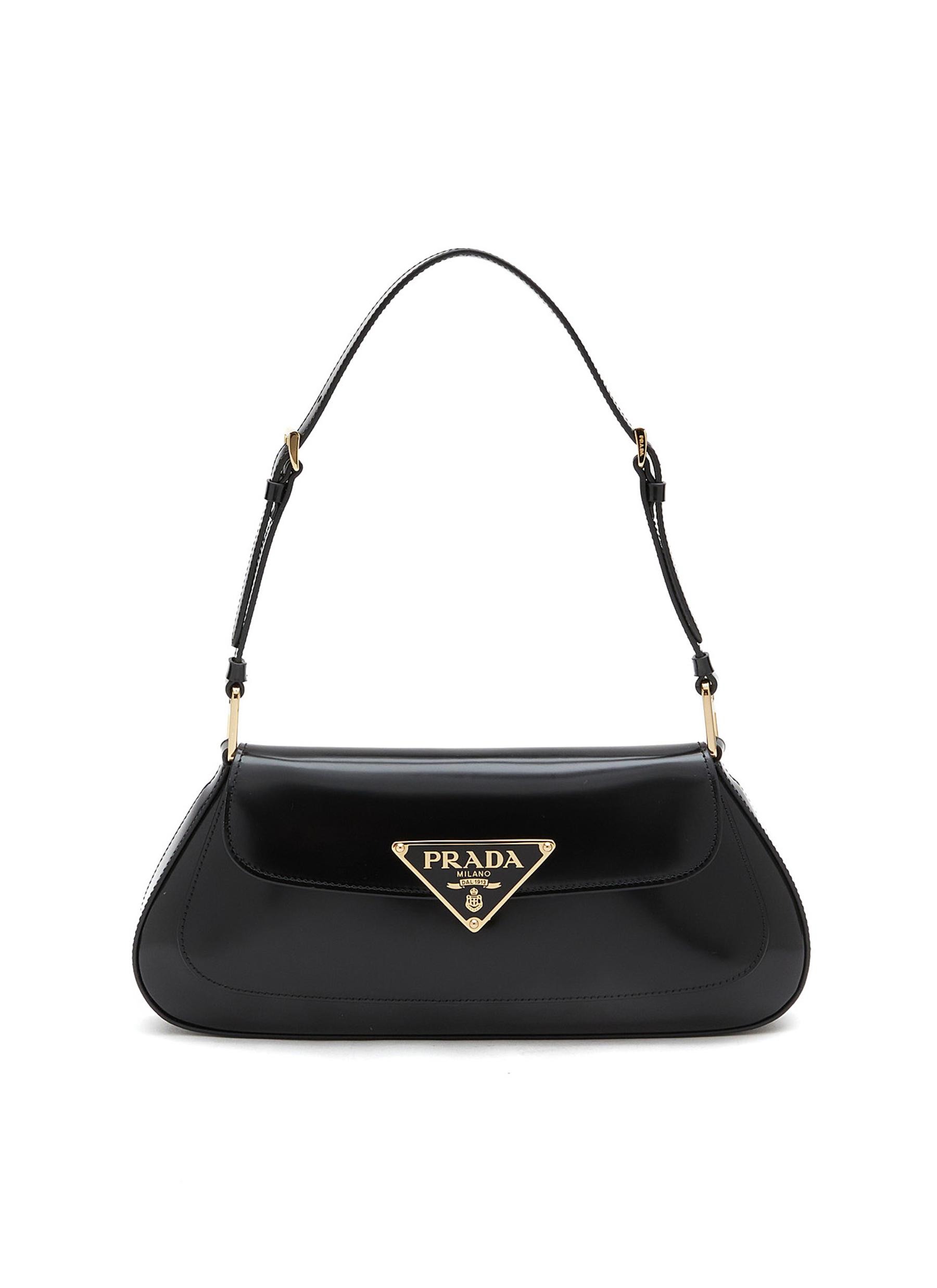 Prada - Prada Cleo leather shoulder bag black - The Corner