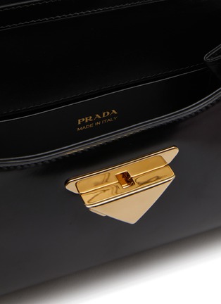 Detail View - Click To Enlarge - PRADA - Medium Brushed Spazzolato Leather Shoulder Bag