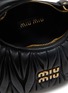Detail View - Click To Enlarge - MIU MIU - Mini Miu Wander Matelassé Leather Hobo Bag