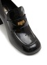 Detail View - Click To Enlarge - MIU MIU - Mocassini Patent Leather Penny Loafer Pumps