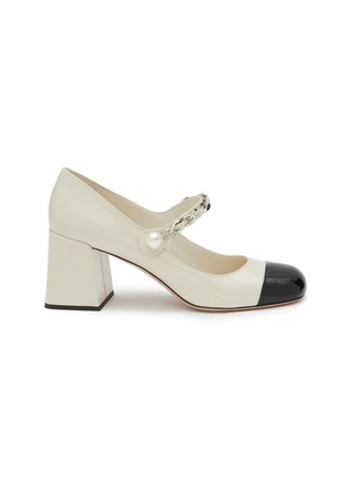 Main View - Click To Enlarge - MIU MIU - 65 Leather Mary Jane Pumps