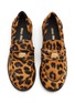 Detail View - Click To Enlarge - MIU MIU - Leopard Print Leather Penny Loafers