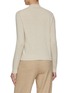 Back View - Click To Enlarge - MARELLA - Front Line Detail Mock Neck Knit Sweater