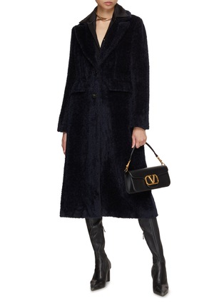 Figure View - Click To Enlarge - MARELLA - Peak Lapel Long Coat