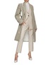 Figure View - Click To Enlarge - MARELLA - Single Breated Peak Lapel Blazer