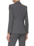 Back View - Click To Enlarge - MARELLA - Double Breasted Peak Lapel Blazer