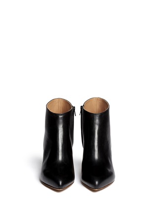 Figure View - Click To Enlarge - MAISON MARGIELA - Dégradé sculpture heel leather boots