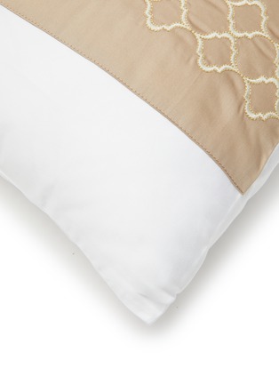 Detail View - Click To Enlarge - RIVOLTA CARMIGNANI  - Burano Boudoir Pillowcase Set of 2 — Dark Taupe