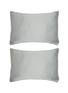Main View - Click To Enlarge - RIVOLTA CARMIGNANI  - Lazy Silk Pillowcase Set of 2 — Verde Rugiada