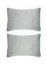 Main View - Click To Enlarge - RIVOLTA CARMIGNANI  - Lazy Silk Pillowcase Set of 2 — Verde Rugiada