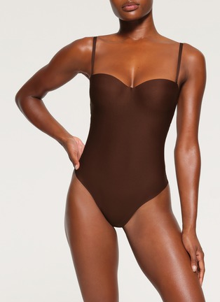 Detail View - Click To Enlarge - SKIMS - SKIMS Body Underwire Thong Bodysuit