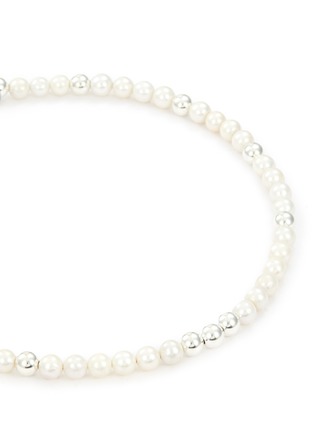 Detail View - Click To Enlarge - EMANUELE BICOCCHI - Sterling Silver Pearl Necklace