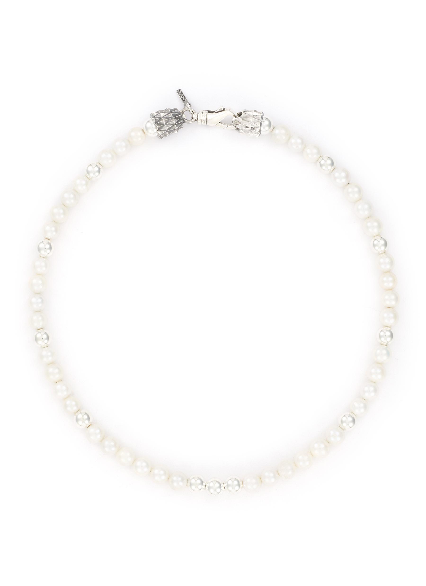 Casuals Fairhope 16 Pearl Necklace with Silver Magnetic Clasp - M & F  Casuals