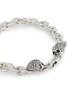 Detail View - Click To Enlarge - EMANUELE BICOCCHI - Sterling Silver Skulls Chain Bracelet
