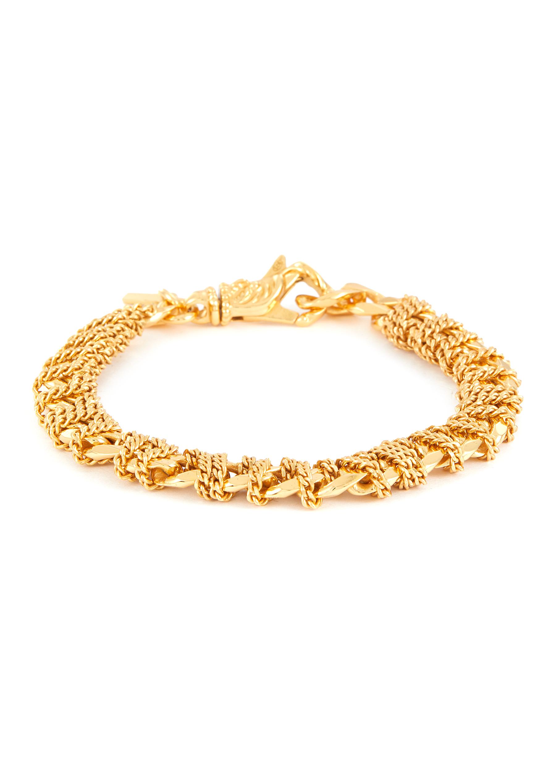 Wholesale 24k Gold Gp 6.5mm Width Men's Bracelet 20cm Free Shipping.fashion  Pure Gold Color Men Jewelry Bracelet - Bracelets - AliExpress