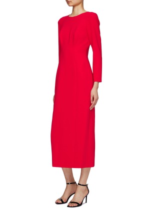 Detail View - Click To Enlarge - CAROLINA HERRERA - Column Gown with Overskirt