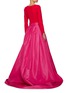 Back View - Click To Enlarge - CAROLINA HERRERA - Column Gown with Overskirt