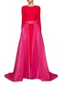 Main View - Click To Enlarge - CAROLINA HERRERA - Column Gown with Overskirt