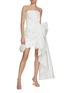 Figure View - Click To Enlarge - CAROLINA HERRERA - Strapless Side Drape Mini Dress