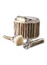 Detail View - Click To Enlarge - LORENZI MILANO - Stag Antler V-Cutter Cylindrical Cigar Set