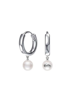 Main View - Click To Enlarge - YICI ZHAO ART & JEWELS - Wonderland 18k White Gold Akoya Pearl Earrings