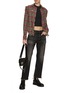 Figure View - Click To Enlarge - R13 - Boyfriend Ripped Straight Leg Jeans