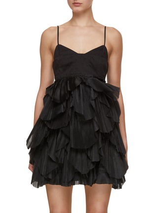 Main View - Click To Enlarge - AJE - Elsie Pleated Mini Dress