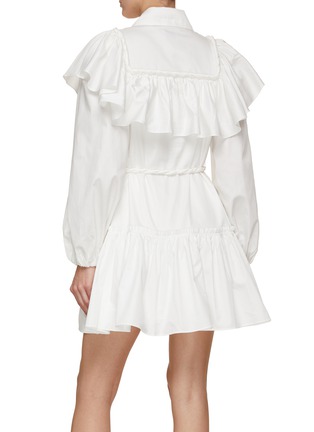 Back View - Click To Enlarge - AJE - Dahlia Flounce Mini Dress