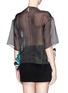 Back View - Click To Enlarge - MSGM - Silk organza top