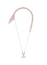 Main View - Click To Enlarge - VENNA - Scarf Enlaced Chain Phone Strap