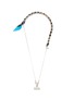 Main View - Click To Enlarge - VENNA - Scarf Enlaced Chain Phone Strap