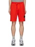 Main View - Click To Enlarge - STONE ISLAND - Cotton Fleece Shorts
