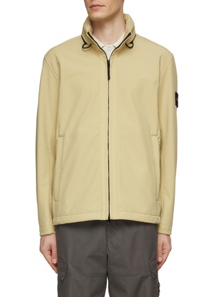 Main View - Click To Enlarge - STONE ISLAND - Stand Collar Zippered Jacket