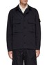 Main View - Click To Enlarge - STONE ISLAND - Wool Satin Overshirt Jacket