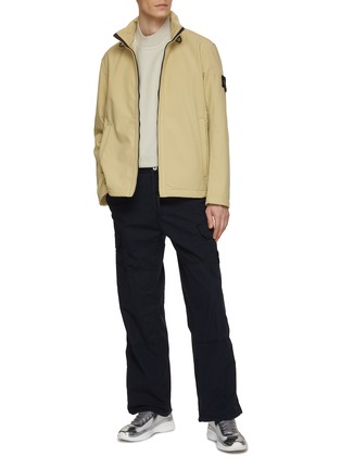 Figure View - Click To Enlarge - STONE ISLAND - Flat Front Loose Fit Cargo Pants