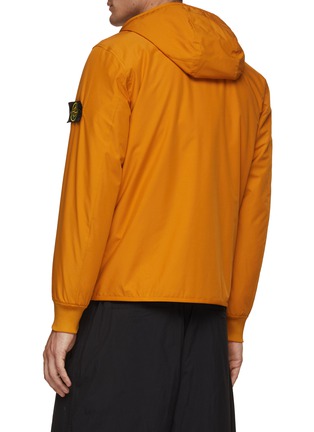 Back View - Click To Enlarge - STONE ISLAND - Logo Patch Zip Up Jacket