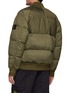Back View - Click To Enlarge - STONE ISLAND - Ribbed Collar Puffer Jacket