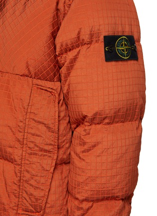  - STONE ISLAND - Ribbed Collar Puffer Jacket