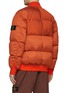 Back View - Click To Enlarge - STONE ISLAND - Ribbed Collar Puffer Jacket