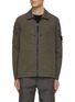 Main View - Click To Enlarge - STONE ISLAND - Sleeve Pocket Zip Up Overshirt