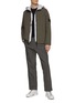 Figure View - Click To Enlarge - STONE ISLAND - Sleeve Pocket Zip Up Overshirt