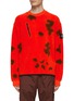 Main View - Click To Enlarge - STONE ISLAND - Oversized Painted Camouflage Sweater