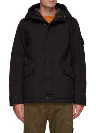 Main View - Click To Enlarge - STONE ISLAND - David Hooded Jacket