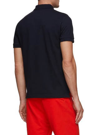 Back View - Click To Enlarge - STONE ISLAND - Chest Logo Patch Polo Shirt