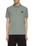 Main View - Click To Enlarge - STONE ISLAND - Cotton Blend Logo Polo Shirt