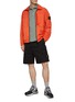 Figure View - Click To Enlarge - STONE ISLAND - Cotton Blend Logo Polo Shirt