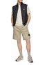 Figure View - Click To Enlarge - STONE ISLAND - Supima Cotton Cargo Shorts