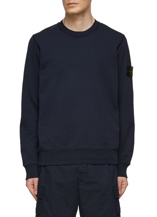 Main View - Click To Enlarge - STONE ISLAND - Cotton Fleece Sweatshirt